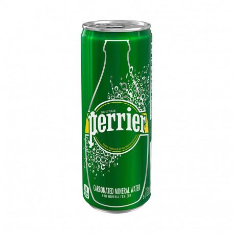 Perrier Natural Sparkling Mineral Water Can 250ml