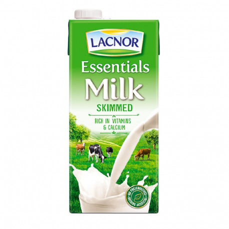 Lacnor Long Life Milk Skimmed 1L