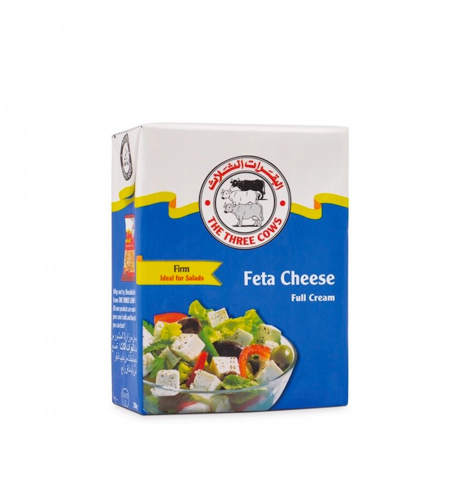 The Three Cows Feta Cheese 200g from SuperMart.ae
