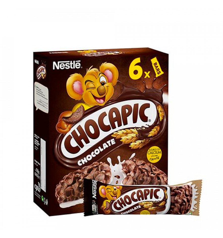 Nestle Chocapic Chocolate Breakfast Cereal Bar 6x25G from SuperMart.ae
