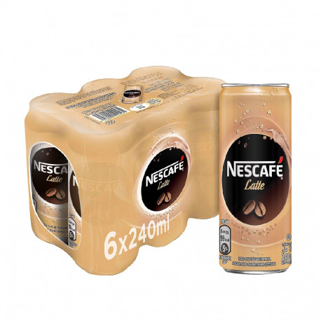 Nescafe Latte Iced Coffee 6x240ml