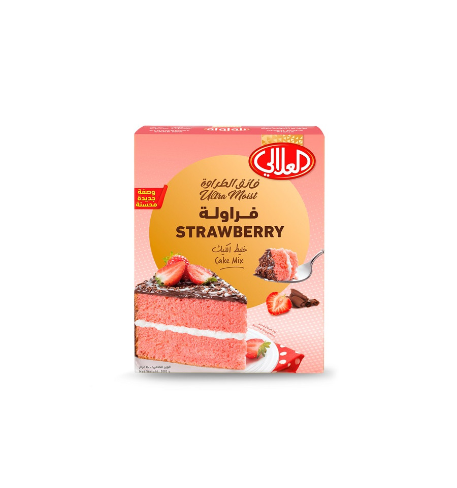 Al Alali Strawberry Cake Mix 524G from SuperMart.ae