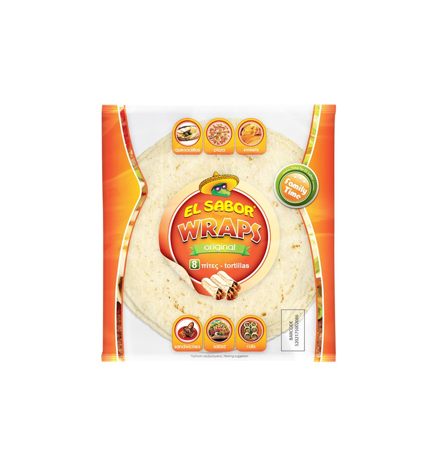 El Sabor Original Medium Wraps 346G from SuperMart.ae