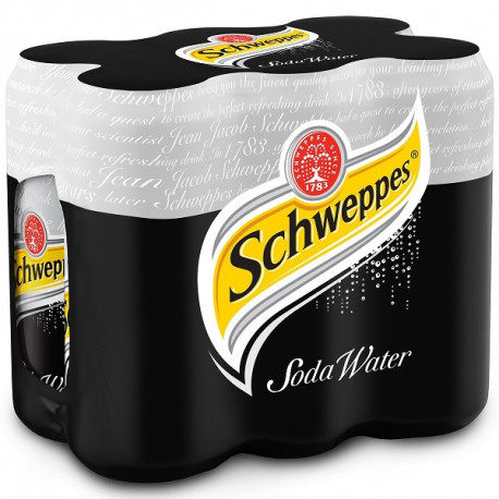 Schweppes Soda Water 6x330ml pack