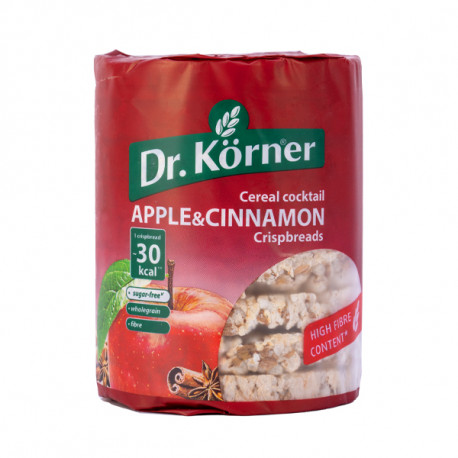 Dr. Korner Cereal Cocktail  Apple & Cinnamon Crispbreads 100G