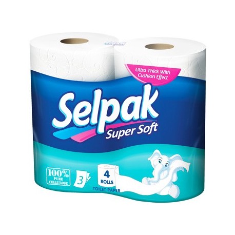 Бумага туалетная selpak 8шт (8690530004450)